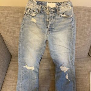 Mother Tomcat straight leg jeans - light wash